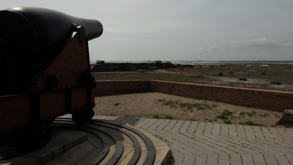 The canons could cover the entire harbor entrance.