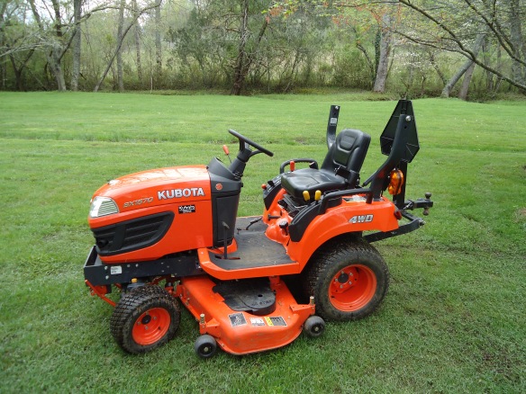 Our main steed, the mighty Kubota Diesel.